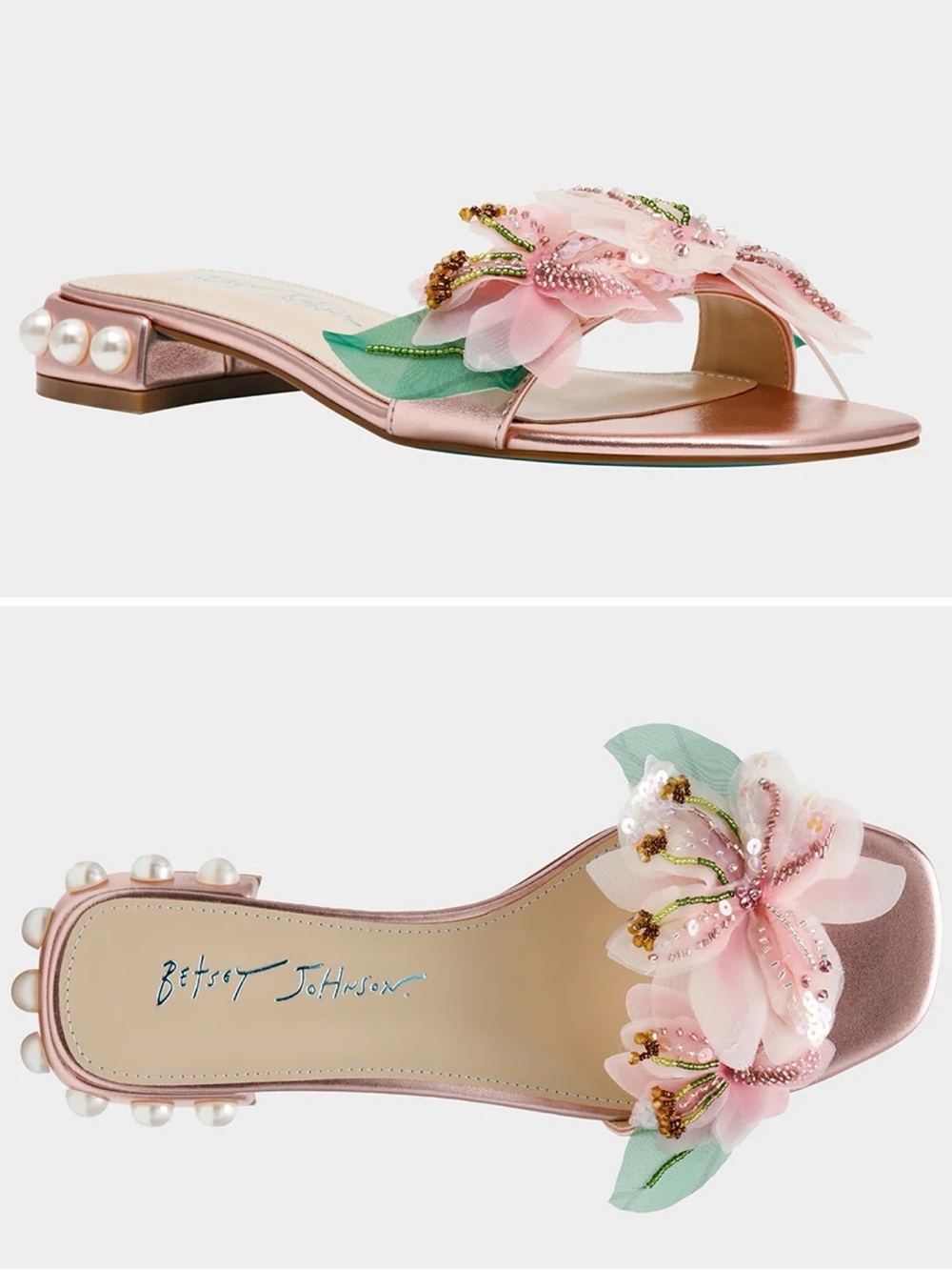 Betsey Johnson ROSIA LIGHT PINK Sandals NEW WITH TAGS NWT / 8